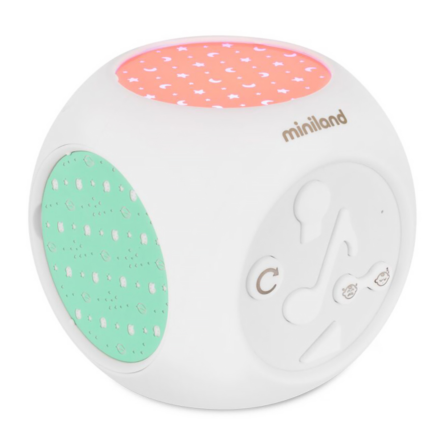User Manuals: miniland dreamcube Night Light Projector