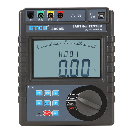 ETCR 3000B Manual