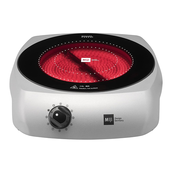 Miji Design Germany Gala EI 1600 W Operating Instructions Manual