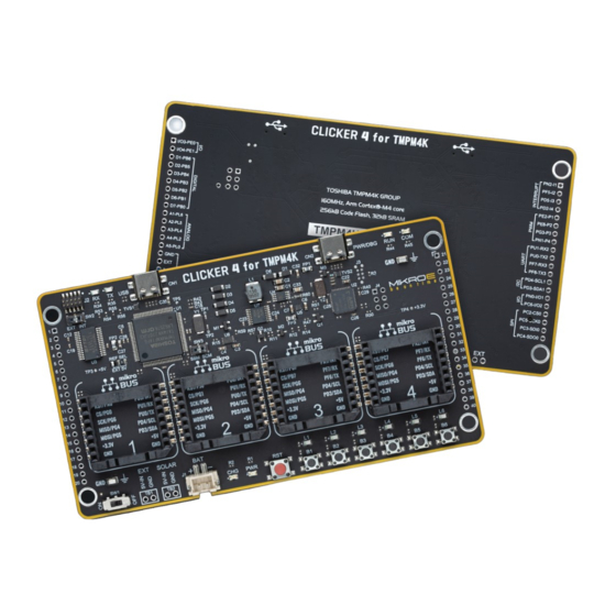 Mikroe CLICKER 4 For TMPM4K User Manual
