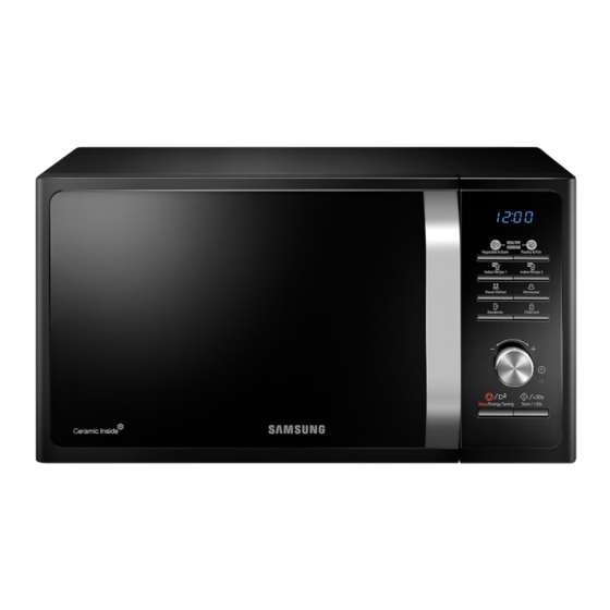Samsung MS23A301T Series Owner's Instructions & Cooking Manual