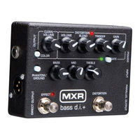 mxr M80 BASS d.i.+ Manual