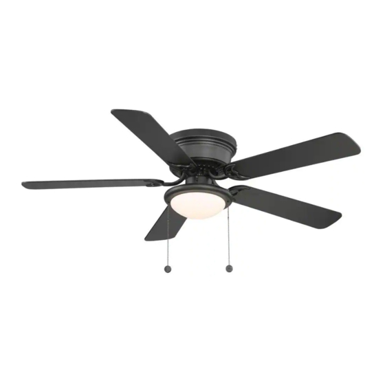 User Manuals: Home Depot Hugger AL383LED-BN Ceiling Fan
