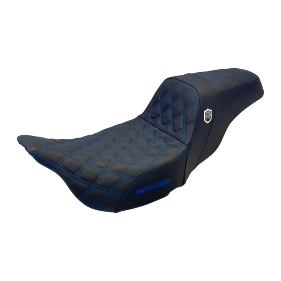 Saddlemen Metric Cruiser Seats User Manual