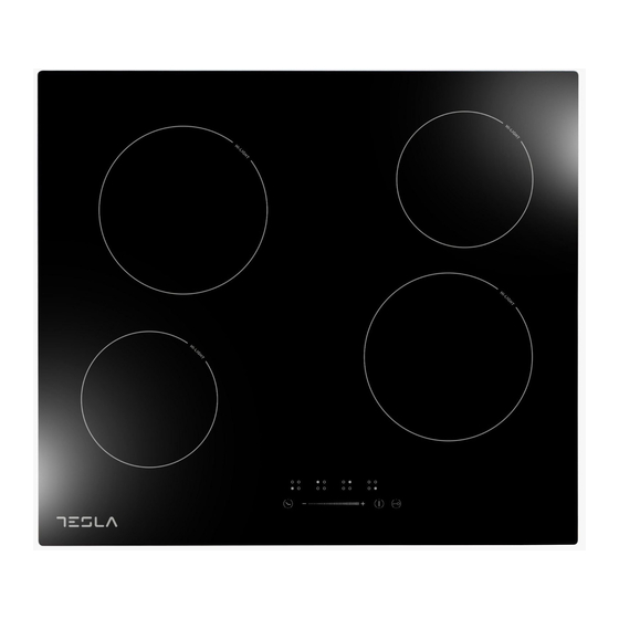 User Manuals: Tesla HV6401TB Glass Ceramic Cooktop