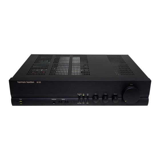 Harman Kardon HK620 Owner's Manual