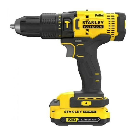 Stanley FATMAX V20 SFMCD711 Instructions Manual