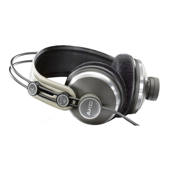 AKG K172 HD Service Manual