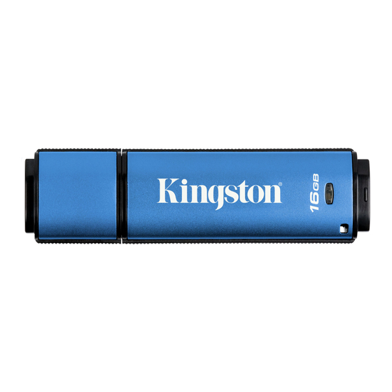 Kingston Technology DataTraveler Vault-Privacy User Manual