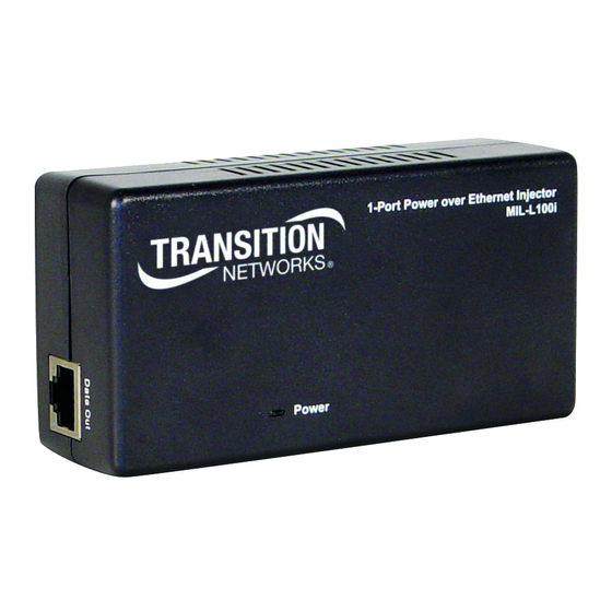 Transition Networks MIL-L100i User Manual