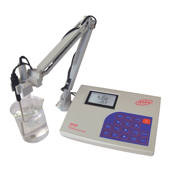 ADWA AD1000 User Manual