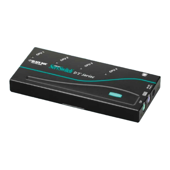Blackbox ServSwitch DT Series Manual