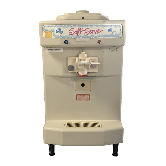 Taylor soft serve 2025 ice cream machine