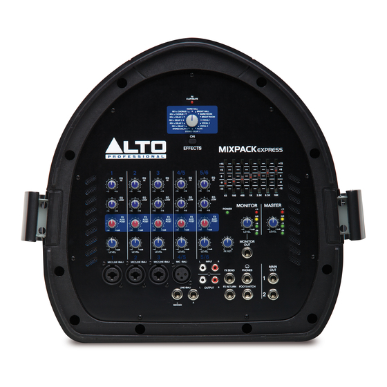 Alto Professional MIXPACK express Quick Start Manual
