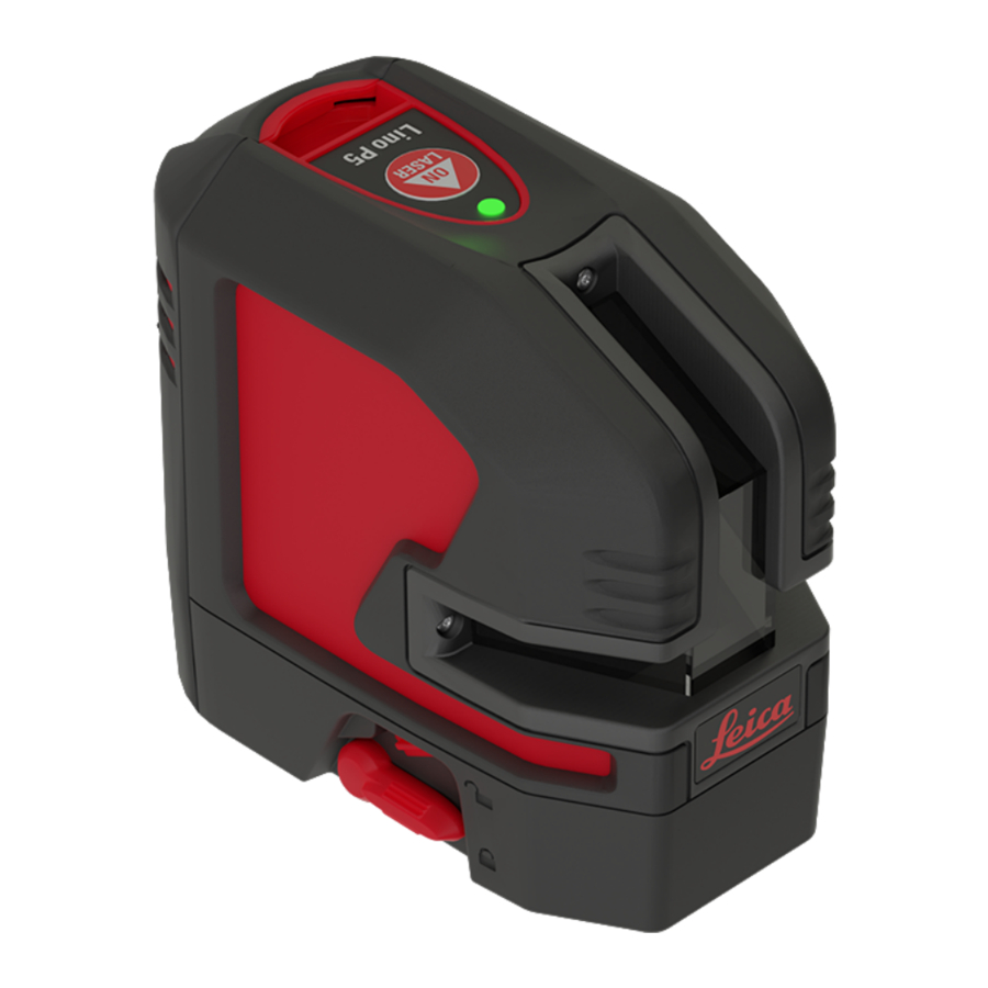 Leica Lino P5 - Mul-Tifunctional Point Laser Manual