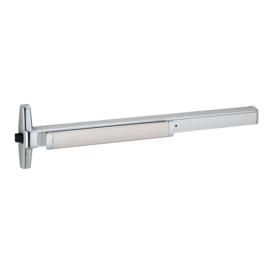 Allegion Von Duprin 75 Series Installation Instructions Manual