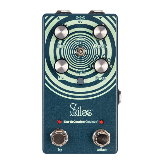 EarthQuaker Devices Silos Manual