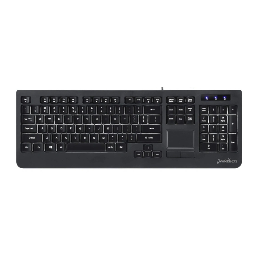 perixx PERIBOARD-313 - Keyboard Manual
