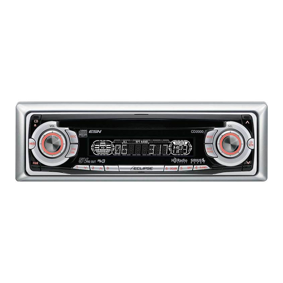 Eclipse  CD2000 Installation Manual