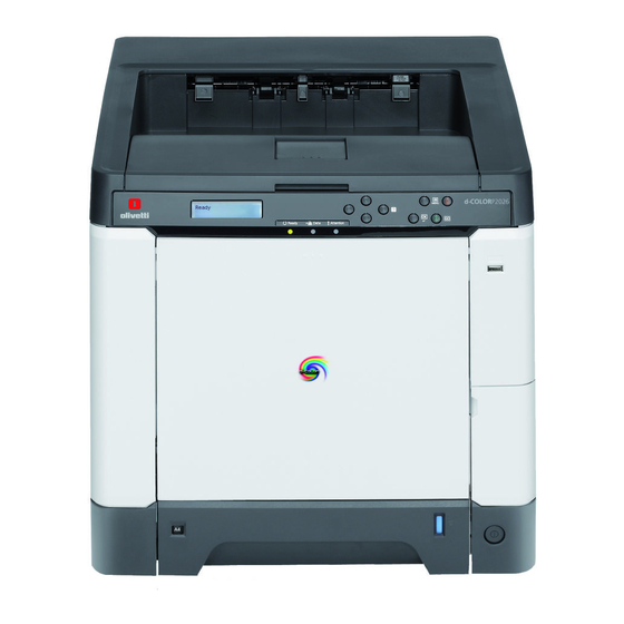Olivetti d-COLOR P2021 Operation Manual