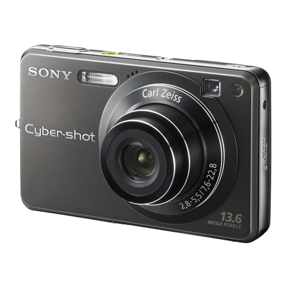 Sony DSC-W300 Service Manual