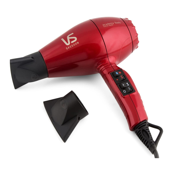 VS Sassoon VSP5254A Instruction Booklet