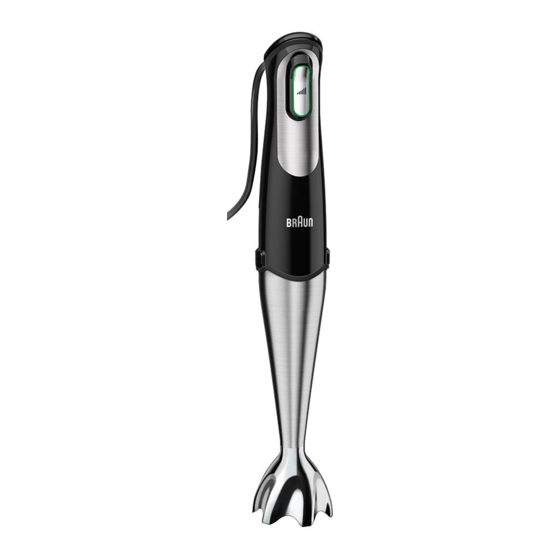 Braun MQ 735 Manual