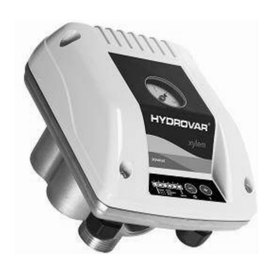 Xylem Hydrovar Instruction Manual