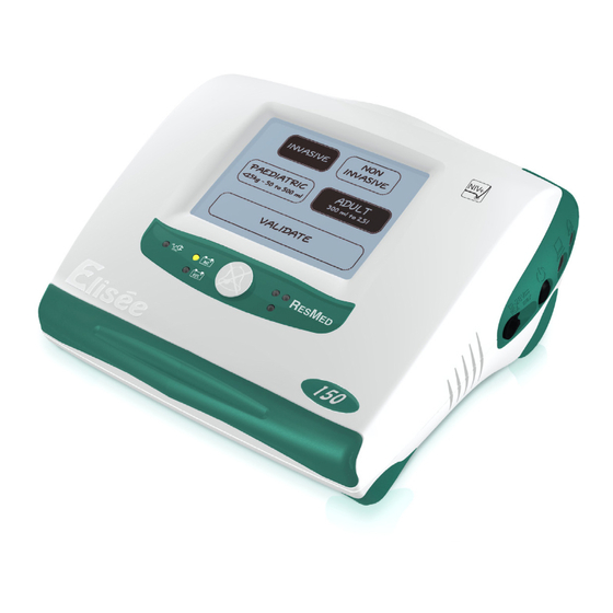 ResMed Elisee 150 Clinical Manual