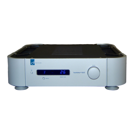 Clef Audio Soloist-50 Owner's Manual