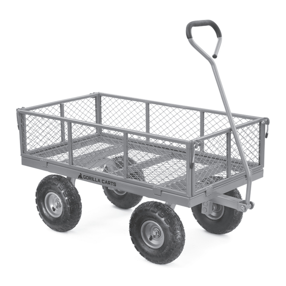 Gorilla Carts GOR800-COM Quick Start Manual