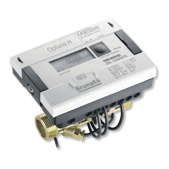 Brunata Optuna H 775 Installation Manual