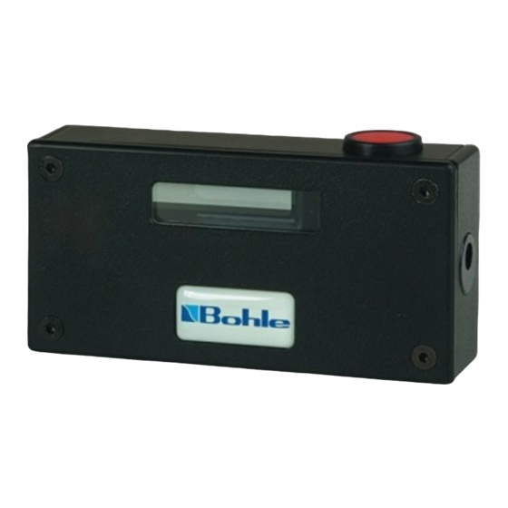 Bohle 51 646 00 Instruction Manual
