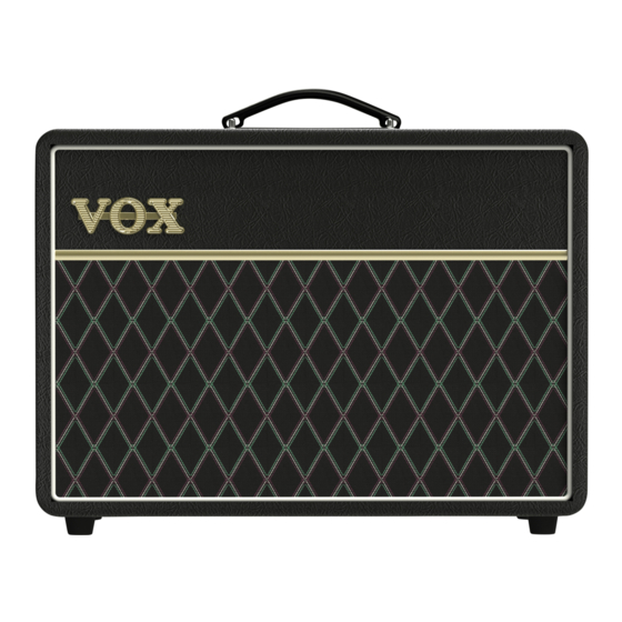 Vox AC10C1-VS Manuals