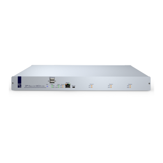 G&D DP-Vision-CAT Series Installation And Operation Manual