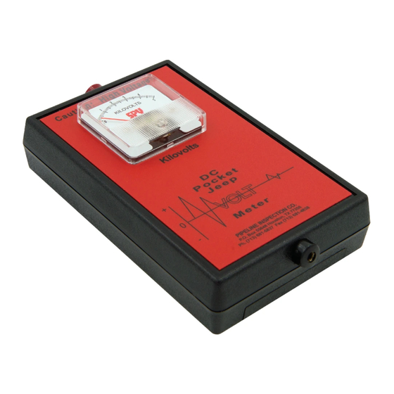 SPY DC POCKET JEEPMETER Operating Instructions Manual
