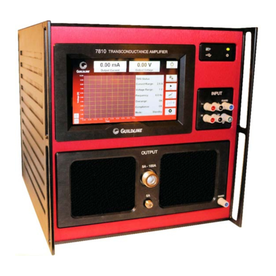 Guildline 7810 Operator's Manual