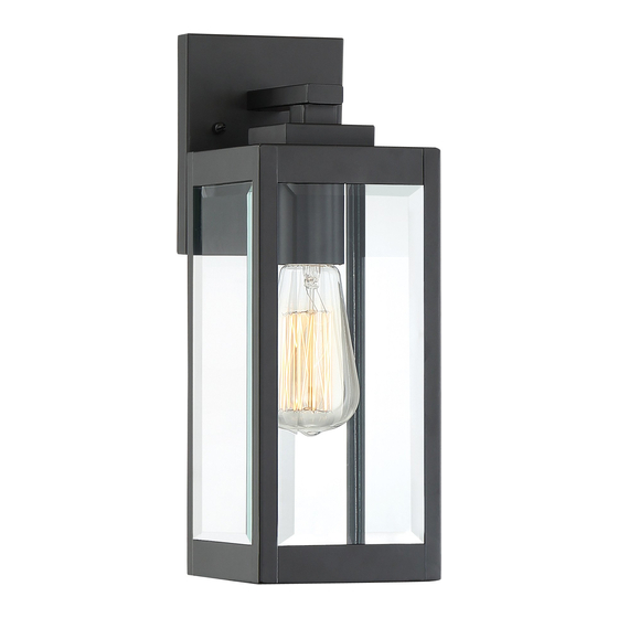 User Manuals: Quoizel WVR8405EK Outdoor Wall Lantern