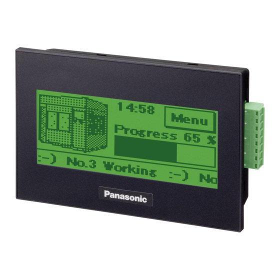 Panasonic GT series Connection Manual