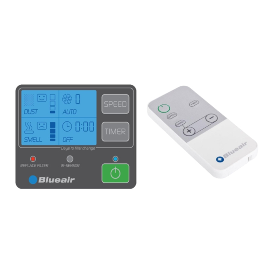 Blueair E Series Quick Start Manual
