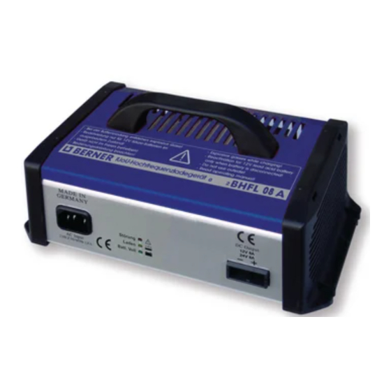 Berner BHFL 08 A Operating Manual