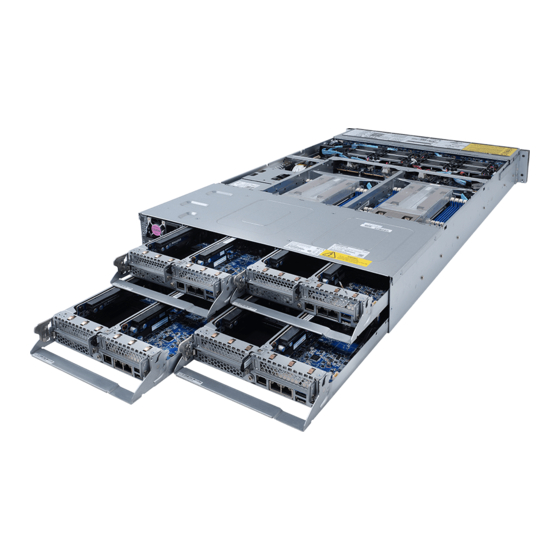 Gigabyte H262-Z6A High Density Servers Manuals