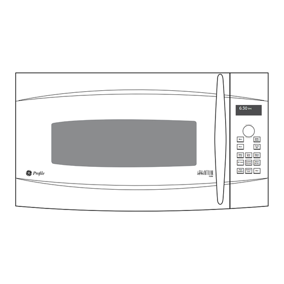 GE Profile Advantium PSA1201RSS Dimensions And Installation Information