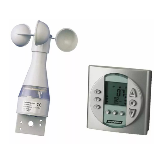 WAREMA Minitronic Dialog Operating And Installation Instructions