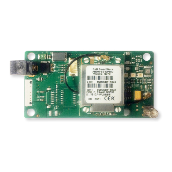 Advantech B+B SmartWorx AirborneM2M BB-ABDN-SE-DP553 Quick Start Manual