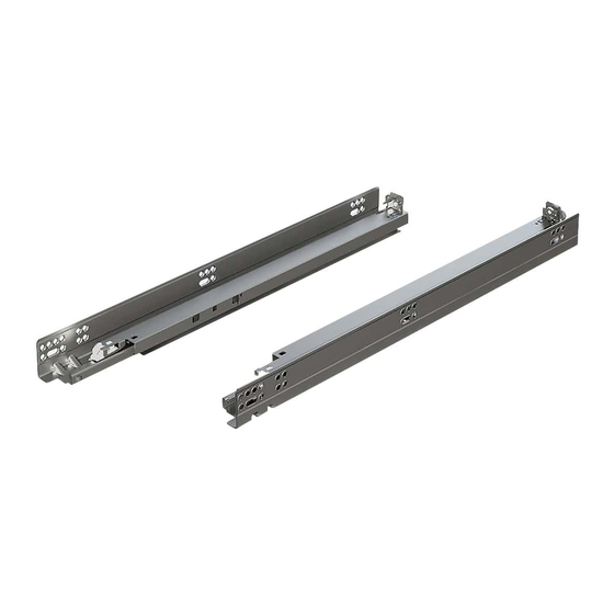 BLUM TANDEM plus BLUMOTION 569H Assembly Instructions