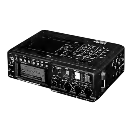 Fostex PD-4 Owner's Manual