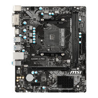 MSI A320M-A PRO User Manual