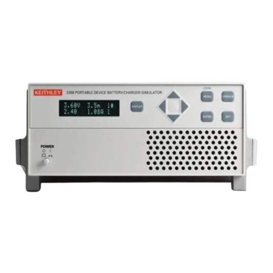 Keithley 2308-3Y-EW Manuals
