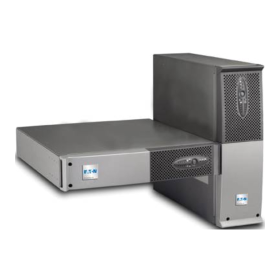 Eaton Evolution S EXB 2500 RT 3U Installation And User Manual